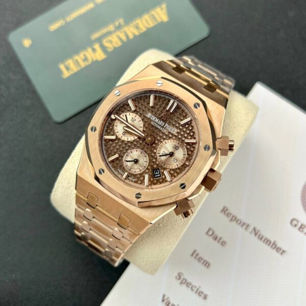 Swiss 1:1 Audemars Piguet Replica 1:1 Watch Royal Oak 26331OR Chocolate Dial ZF Factory 41mm - Top Watch - Image 2