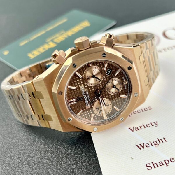 Swiss 1:1 Audemars Piguet Replica 1:1 Watch Royal Oak 26331OR Chocolate Dial ZF Factory 41mm - Top Watch - Image 3