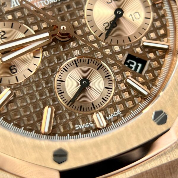 Swiss 1:1 Audemars Piguet Replica 1:1 Watch Royal Oak 26331OR Chocolate Dial ZF Factory 41mm - Top Watch - Image 7