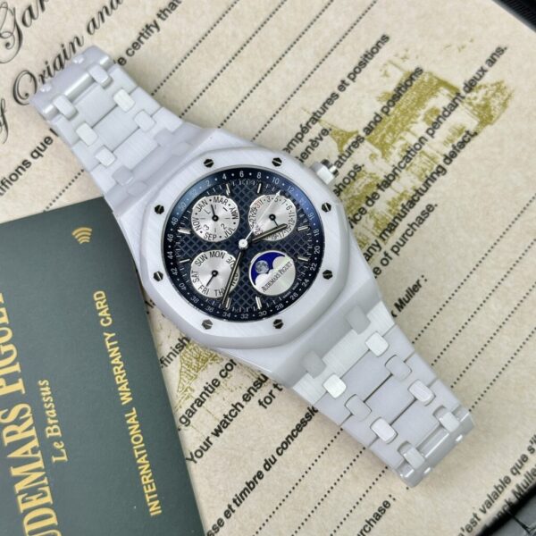 Replica Audemars Piguet Replica 1:1 Watch Royal Oak 26579CB White Ceramic 41mm - Top Watch - Image 2
