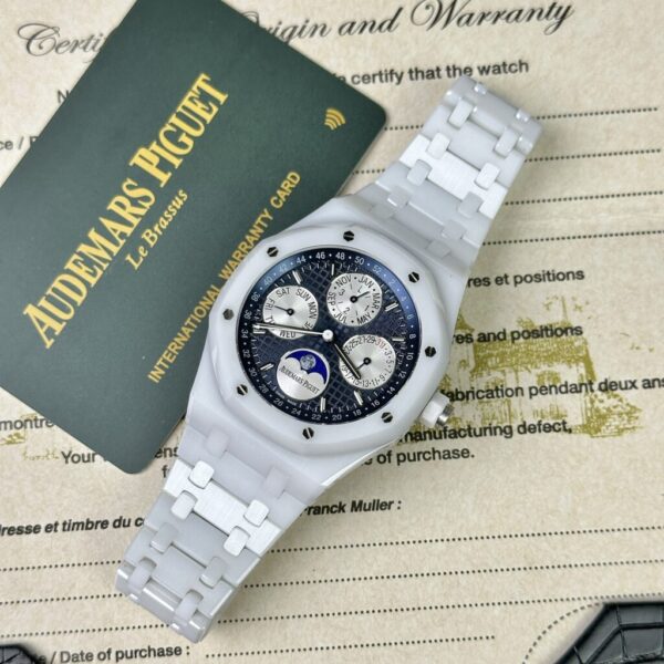 Replica Audemars Piguet Replica 1:1 Watch Royal Oak 26579CB White Ceramic 41mm - Top Watch - Image 3