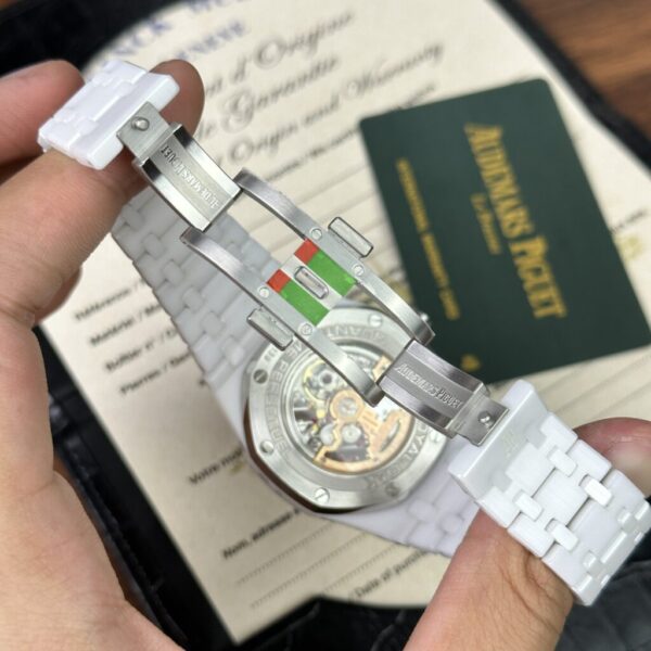 Replica Audemars Piguet Replica 1:1 Watch Royal Oak 26579CB White Ceramic 41mm - Top Watch - Image 6