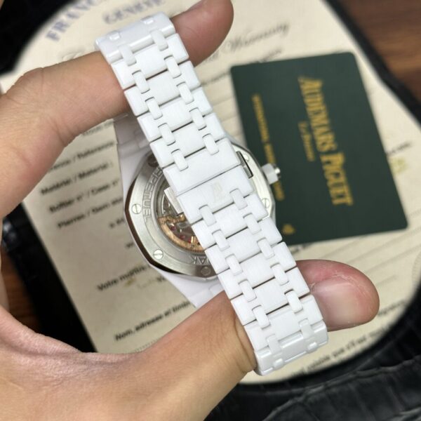 Replica Audemars Piguet Replica 1:1 Watch Royal Oak 26579CB White Ceramic 41mm - Top Watch - Image 7