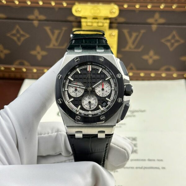 Replica Audemars Piguet Replica 11 Watch Royal Oak Offshore Chronograph 26420 Black Dial APP Factory 43mm - Top Watch - Image 3