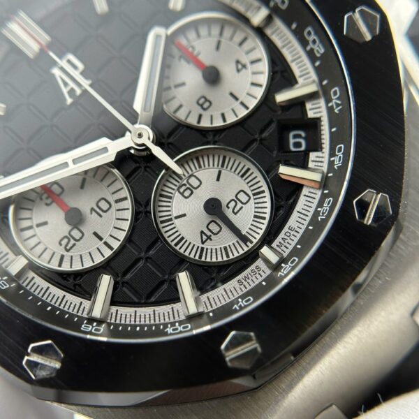 Replica Audemars Piguet Replica 11 Watch Royal Oak Offshore Chronograph 26420 Black Dial APP Factory 43mm - Top Watch - Image 8