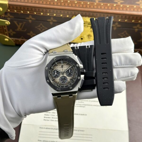 Best Fake Audemars Piguet Replica 11 Watches Royal Oak Offshore Chronograph 26420 Gray Dial APP Factory 43mm - Top Watch