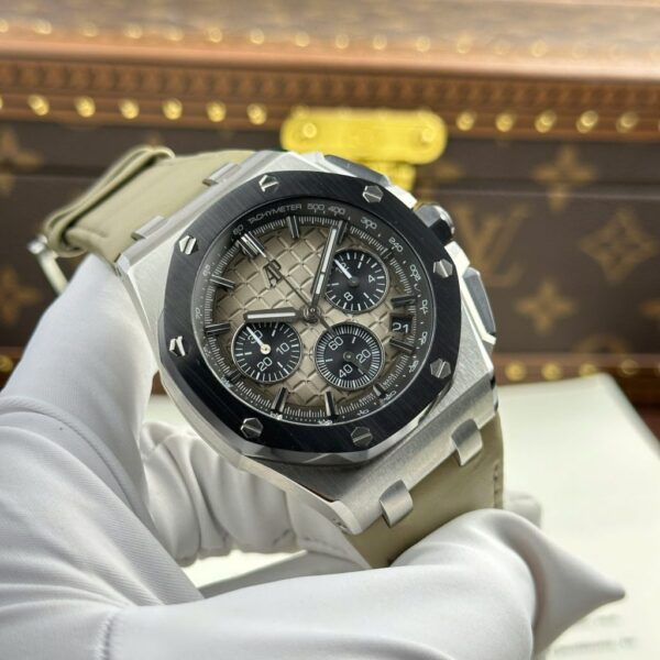 Best Fake Audemars Piguet Replica 11 Watches Royal Oak Offshore Chronograph 26420 Gray Dial APP Factory 43mm - Top Watch - Image 4