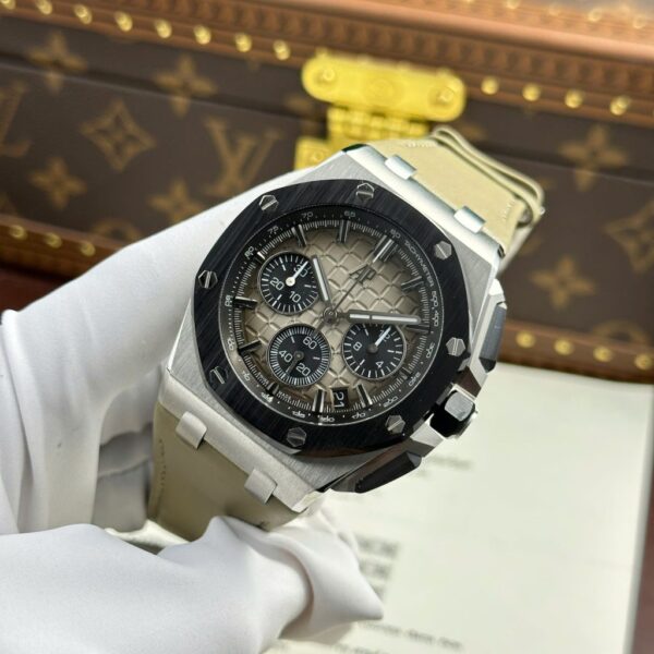 Best Fake Audemars Piguet Replica 11 Watches Royal Oak Offshore Chronograph 26420 Gray Dial APP Factory 43mm - Top Watch - Image 5