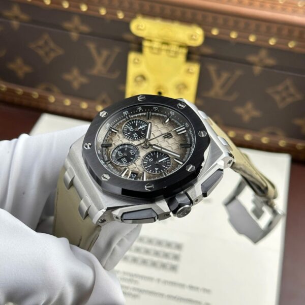 Best Fake Audemars Piguet Replica 11 Watches Royal Oak Offshore Chronograph 26420 Gray Dial APP Factory 43mm - Top Watch - Image 6