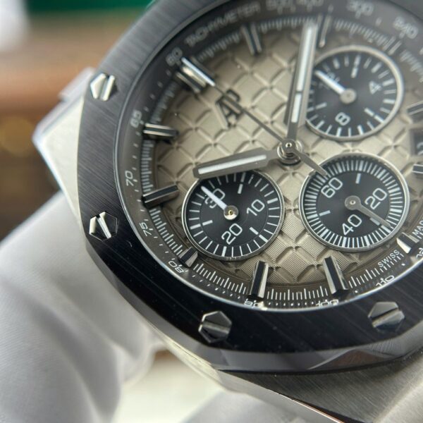 Best Fake Audemars Piguet Replica 11 Watches Royal Oak Offshore Chronograph 26420 Gray Dial APP Factory 43mm - Top Watch - Image 7
