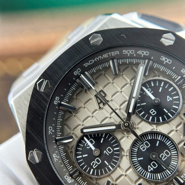 Best Fake Audemars Piguet Replica 11 Watches Royal Oak Offshore Chronograph 26420 Gray Dial APP Factory 43mm - Top Watch - Image 8