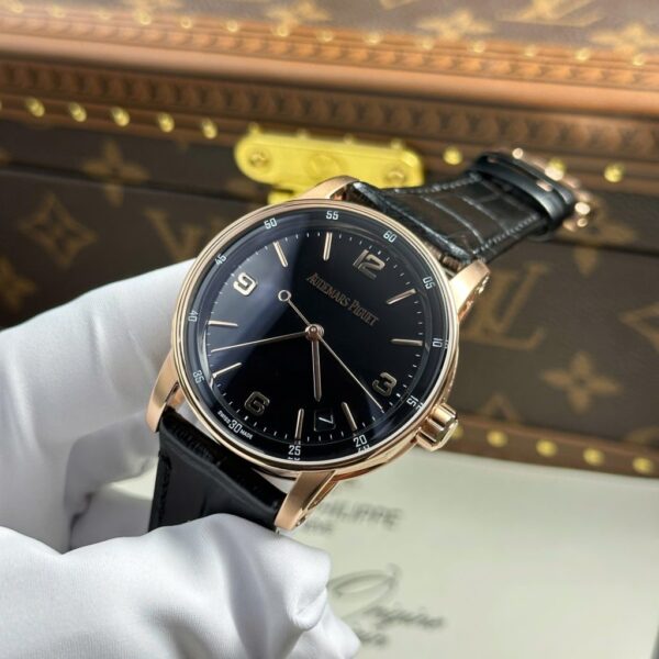 Replica Audemars Piguet Replica Watch Code 11.59 Selfwinding 15210OR Black Dial APS 41mm - Top Watch - 图片 4