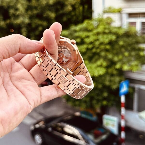Replica Audemars Piguet Replica Watch Royal Oak 26574OR White Dial Rose Gold Plated 41mm - Top Watch - 图片 6