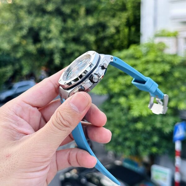 Swiss 1:1 Audemars Piguet Replica Watch Royal Oak Offshore 26238 Blue Rubber Strap 42mm - Top Watch - 图片 5