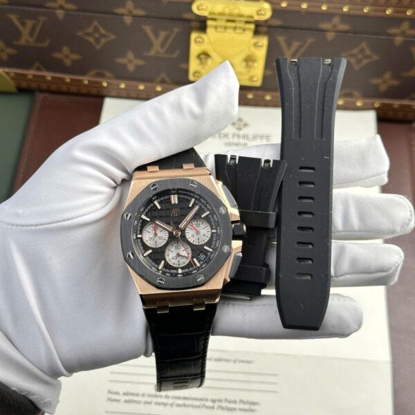 Replica Audemars Piguet Replica Watch Royal Oak Offshore Chronograph 26420 Rose Gold APP Factory 43mm - Top Watch
