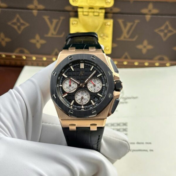Replica Audemars Piguet Replica Watch Royal Oak Offshore Chronograph 26420 Rose Gold APP Factory 43mm - Top Watch - 图片 3