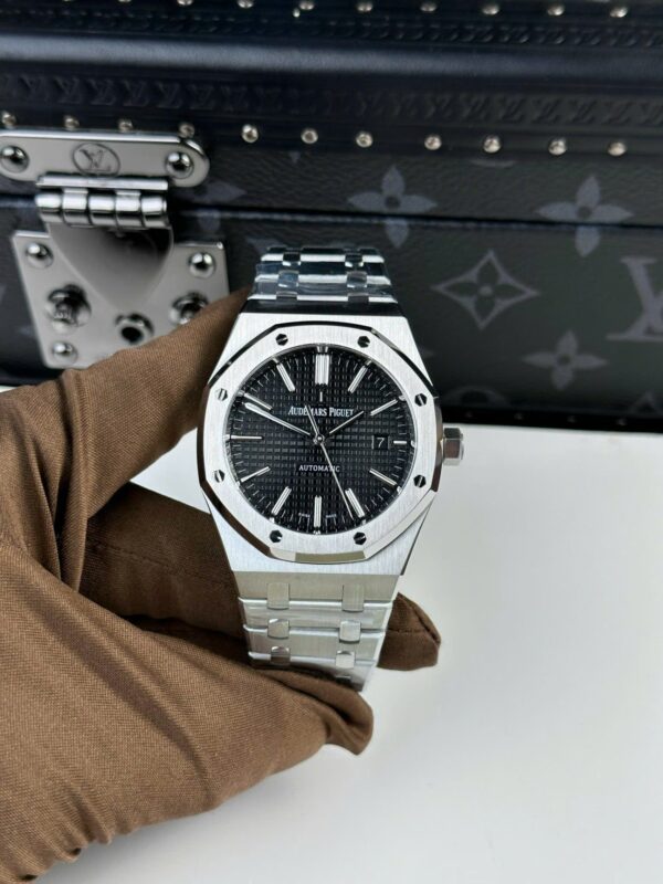 Replica Audemars Piguet Royal Oak 15400ST Best Fake Replica Watch Black Dial APS Factory 41mm - Top Watch - Image 2