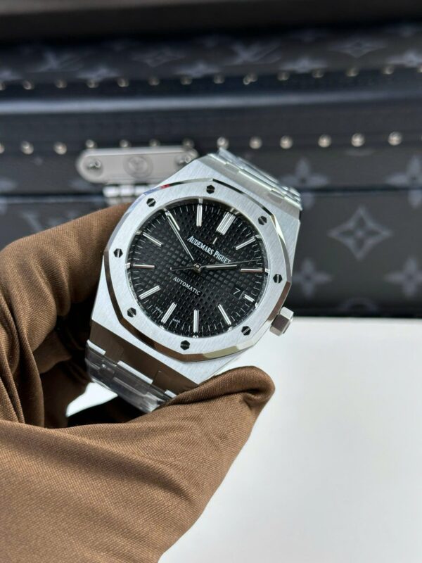 Replica Audemars Piguet Royal Oak 15400ST Best Fake Replica Watch Black Dial APS Factory 41mm - Top Watch - Image 3