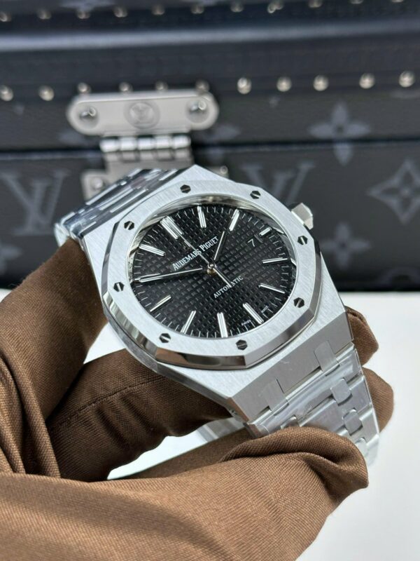 Replica Audemars Piguet Royal Oak 15400ST Best Fake Replica Watch Black Dial APS Factory 41mm - Top Watch - Image 4