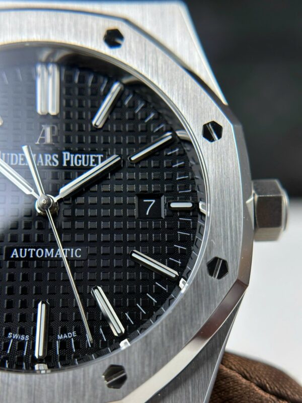 Replica Audemars Piguet Royal Oak 15400ST Best Fake Replica Watch Black Dial APS Factory 41mm - Top Watch - Image 5