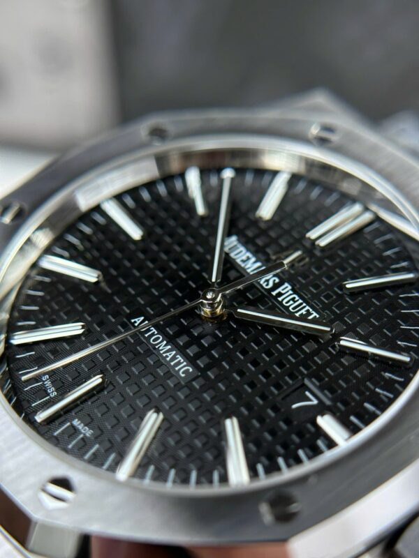 Replica Audemars Piguet Royal Oak 15400ST Best Fake Replica Watch Black Dial APS Factory 41mm - Top Watch - Image 7