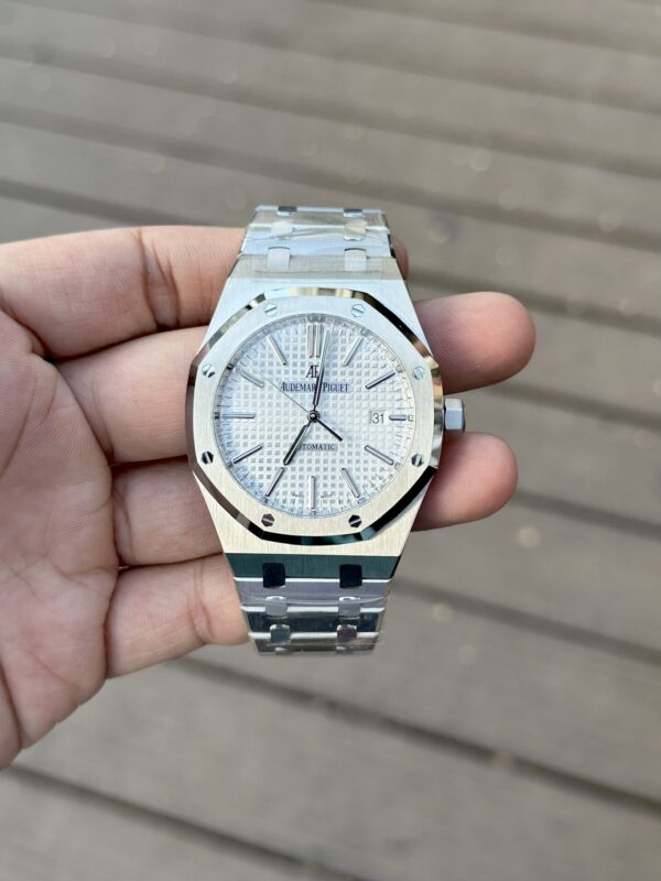 Best Fake Audemars Piguet Royal Oak 15500ST Replica 1:1 Watch White Dial ZF Factory 41mm - Top Watch