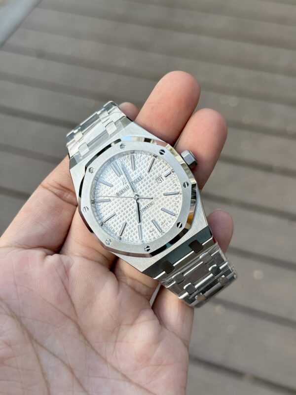 Best Fake Audemars Piguet Royal Oak 15500ST Replica 1:1 Watch White Dial ZF Factory 41mm - Top Watch - 图片 2