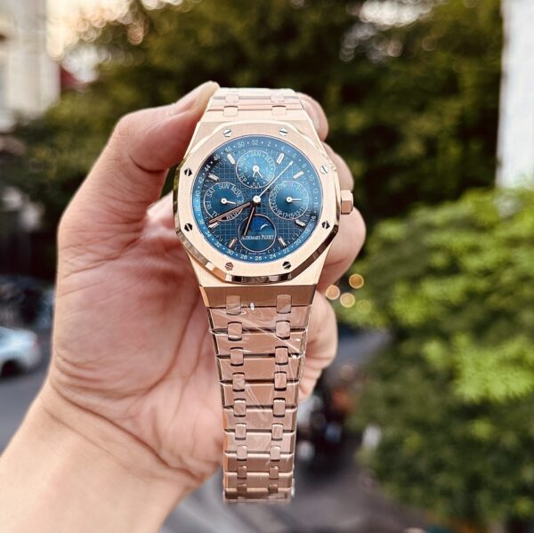 Best Fake Audemars Piguet Royal Oak 26574OR Replica 1:1 Watch Blue Dial 41mm - Top Watch