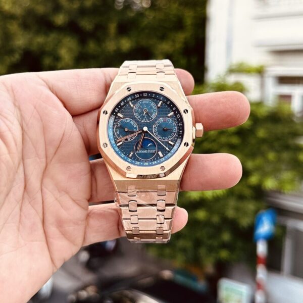 Best Fake Audemars Piguet Royal Oak 26574OR Replica 1:1 Watch Blue Dial 41mm - Top Watch - Image 2