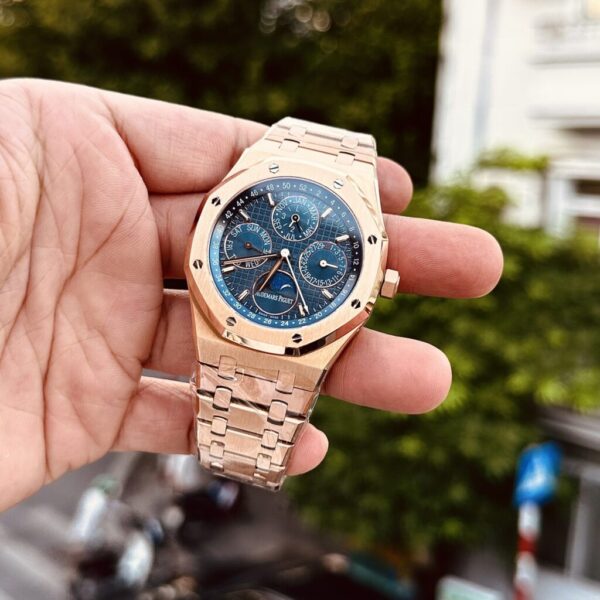 Best Fake Audemars Piguet Royal Oak 26574OR Replica 1:1 Watch Blue Dial 41mm - Top Watch - Image 3