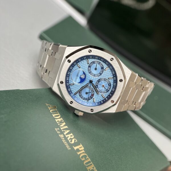 Swiss 1:1 Audemars Piguet Royal Oak 26574PT Replica 1:1 Watch Ice Blue Dial 41mm - Top Watch - Image 2