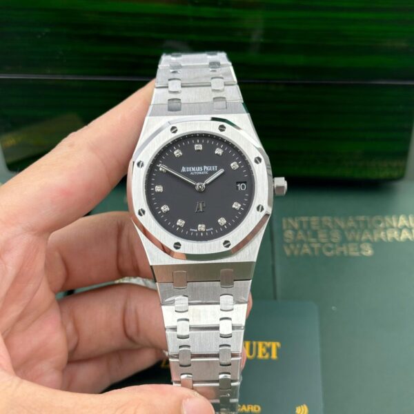 Best Fake Audemars Piguet Royal Oak Jumbo Extra-Thin 15206PT Replica Watch Black Dial IP Factory 39mm - Top Watch - Image 2