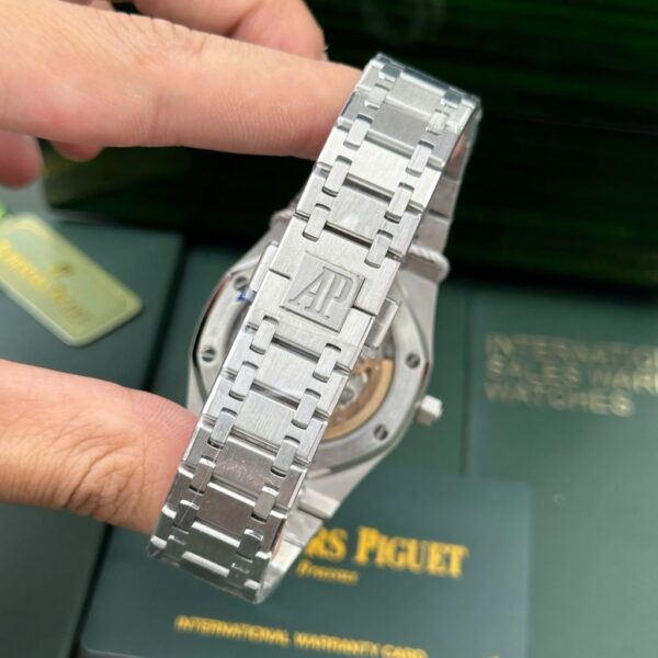 Best Fake Audemars Piguet Royal Oak Jumbo Extra-Thin 15206PT Replica Watch Black Dial IP Factory 39mm - Top Watch - Image 9