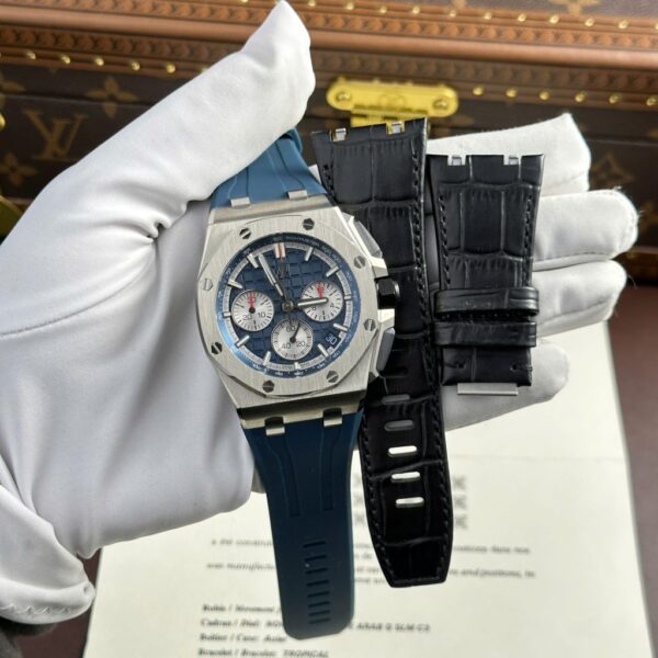 Best Fake Audemars Piguet Royal Oak Offshore Chronograph 26420 Replica Watch Blue Dial APP Factory 43mm - Top Watch