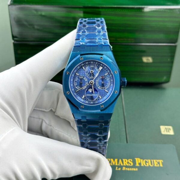 Replica Audemars Piguet Royal Oak Perpetual Calendar 26579CS Best Fake Replica Watch Blue BBR Factory 41mm - Top Watch