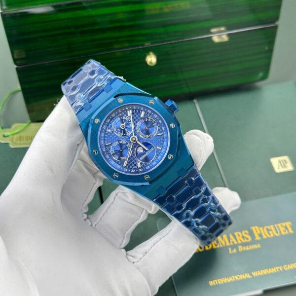 Replica Audemars Piguet Royal Oak Perpetual Calendar 26579CS Best Fake Replica Watch Blue BBR Factory 41mm - Top Watch - 图片 2