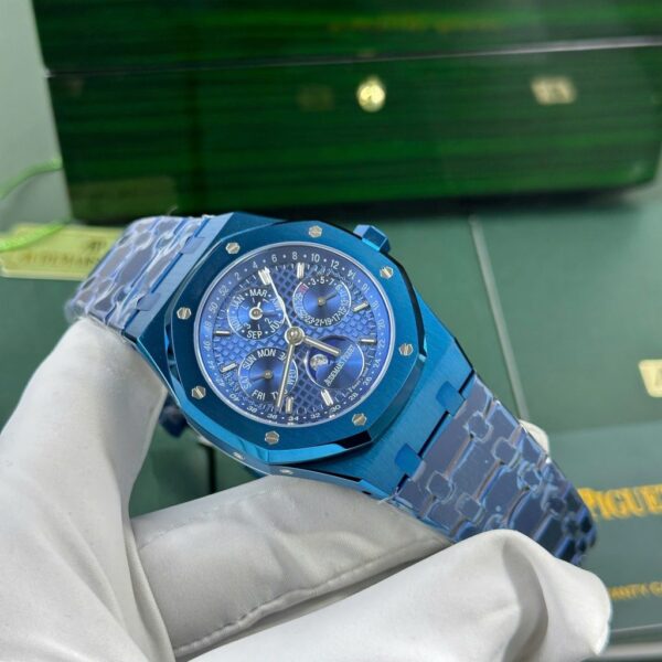 Replica Audemars Piguet Royal Oak Perpetual Calendar 26579CS Best Fake Replica Watch Blue BBR Factory 41mm - Top Watch - 图片 3