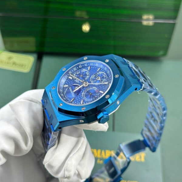 Replica Audemars Piguet Royal Oak Perpetual Calendar 26579CS Best Fake Replica Watch Blue BBR Factory 41mm - Top Watch - 图片 4