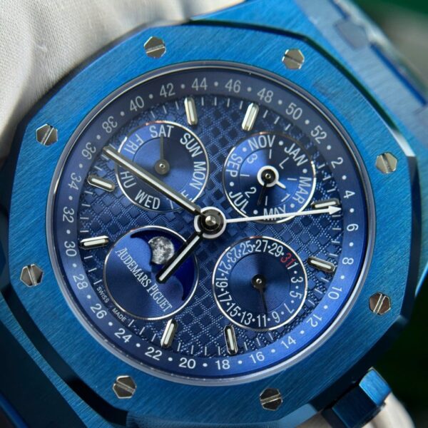 Replica Audemars Piguet Royal Oak Perpetual Calendar 26579CS Best Fake Replica Watch Blue BBR Factory 41mm - Top Watch - 图片 5