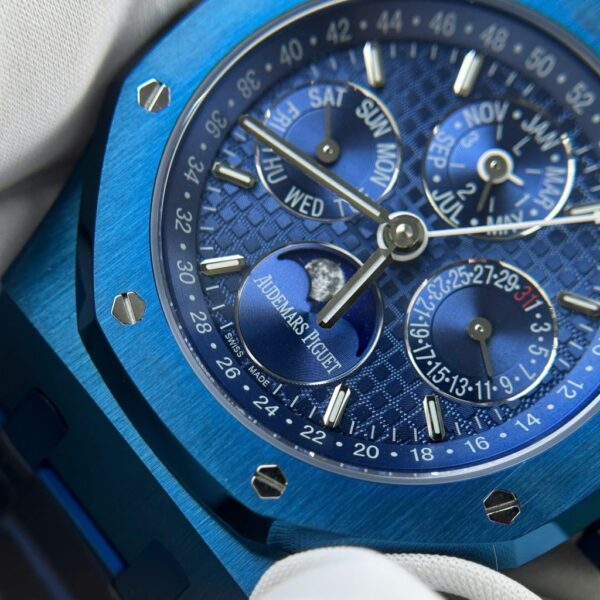 Replica Audemars Piguet Royal Oak Perpetual Calendar 26579CS Best Fake Replica Watch Blue BBR Factory 41mm - Top Watch - 图片 6