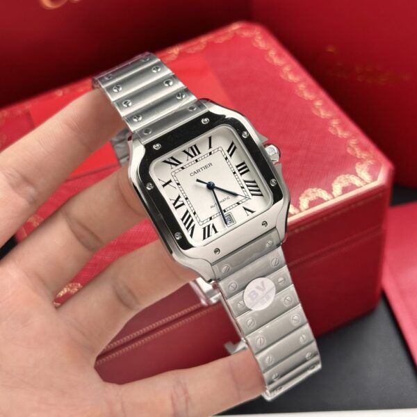 Best Fake Cartier Replica 1:1 Watch Santos de Cartier WSSA0018 BV Factory 39.8mm - Top Watch - 图片 3