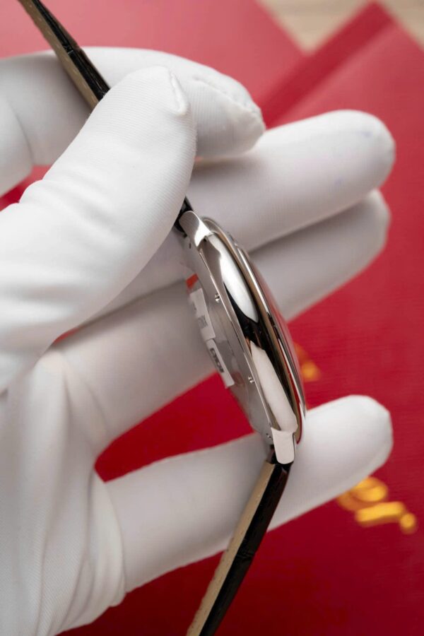 Replica Cartier Replica Watch Ballon Bleu Men's White Dial Leather Strap 42mm - Top Watch - 图片 7