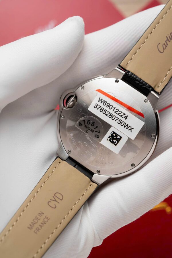 Replica Cartier Replica Watch Ballon Bleu Men's White Dial Leather Strap 42mm - Top Watch - 图片 8