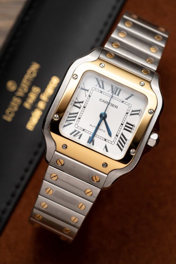 Best Fake Cartier Santos WSSA0029 Replica 1:1 Watch Women's Demi Gold BV Factory 35mm - Top Watch