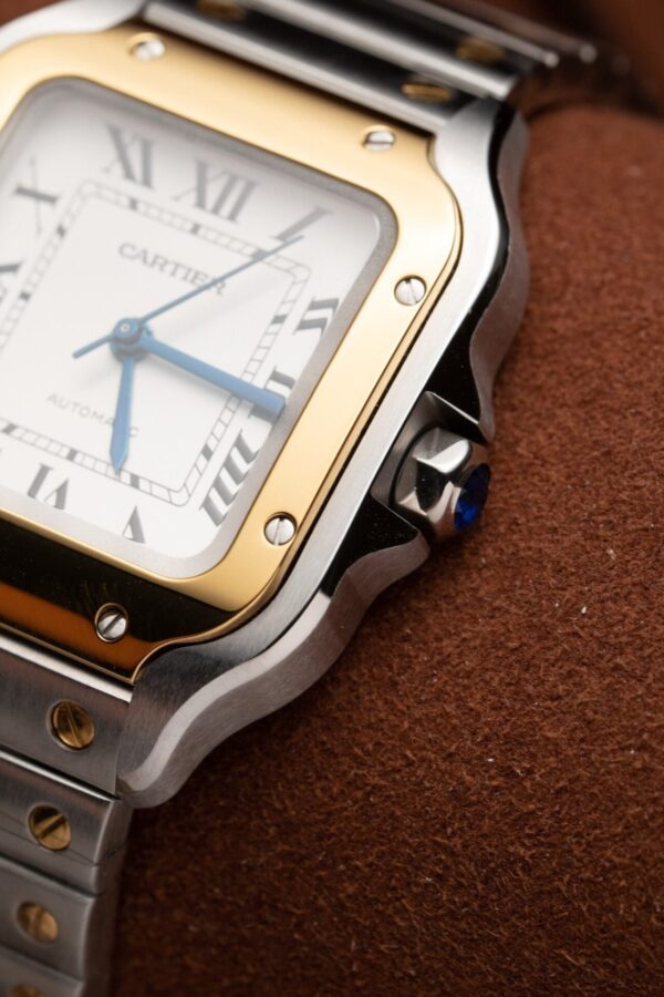 Best Fake Cartier Santos WSSA0029 Replica 1:1 Watch Women's Demi Gold BV Factory 35mm - Top Watch - 图片 4
