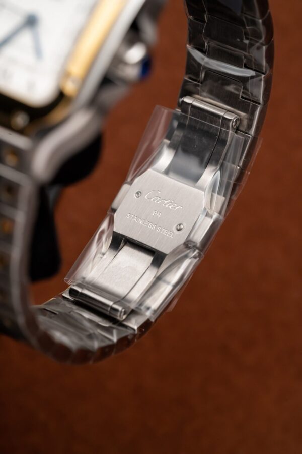 Best Fake Cartier Santos WSSA0029 Replica 1:1 Watch Women's Demi Gold BV Factory 35mm - Top Watch - 图片 6