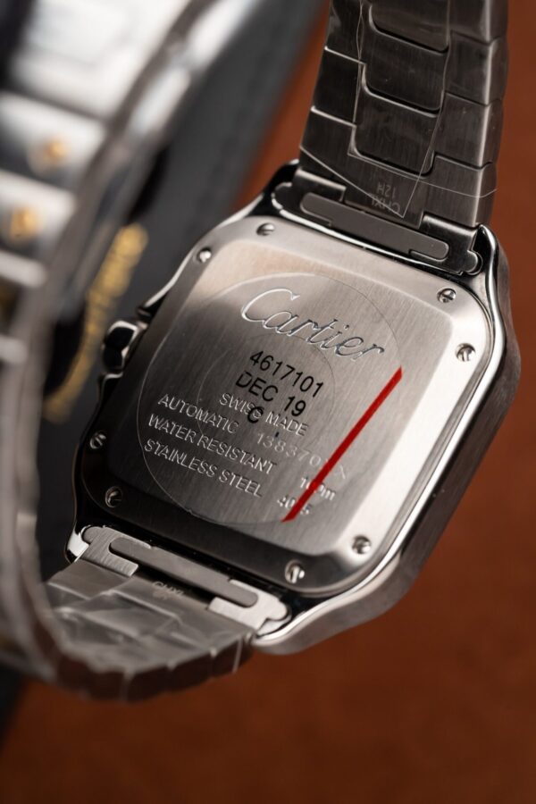 Best Fake Cartier Santos WSSA0029 Replica 1:1 Watch Women's Demi Gold BV Factory 35mm - Top Watch - 图片 7