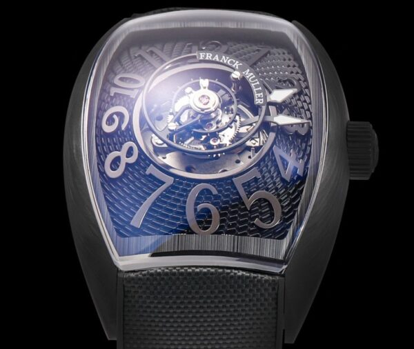 Best Fake Franck Muller Grand Central Tourbillon Carbon Best Fake Replica Watch 45mm - Top Watch - Image 4