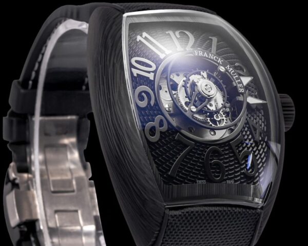 Best Fake Franck Muller Grand Central Tourbillon Carbon Best Fake Replica Watch 45mm - Top Watch - Image 5