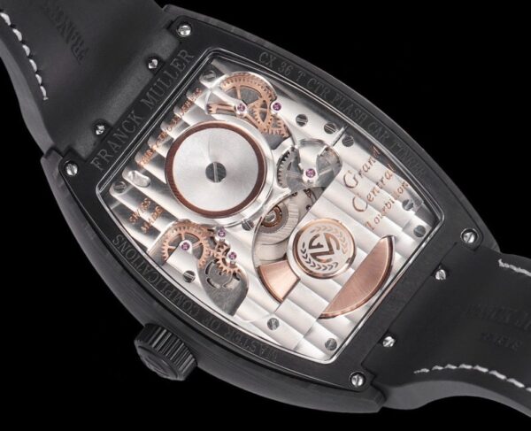Best Fake Franck Muller Grand Central Tourbillon Carbon Best Fake Replica Watch 45mm - Top Watch - Image 8